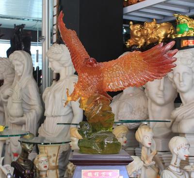 鵬程萬里，雄鷹展翅——老鷹工藝品創(chuàng)意擺件 大氣寓意，匠心之禮